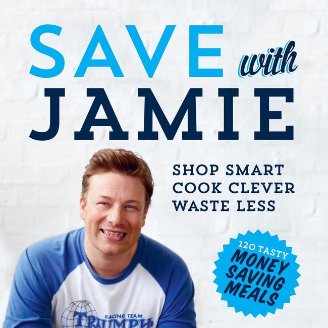 Save with Jamie, by Jamie Oliver, focused on his efforts to help cooks reduce food waste in the kitchen. Picture: Supplied