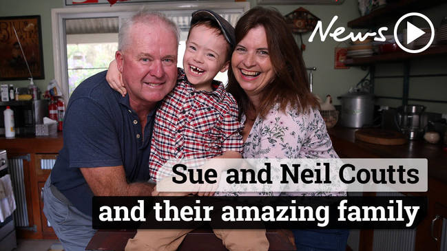 Neil and Sue Coutts and their amazing family