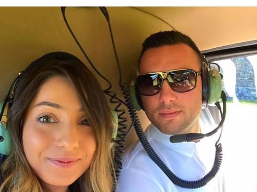 Pinar Babacan and Brenden Willie, in happier times.