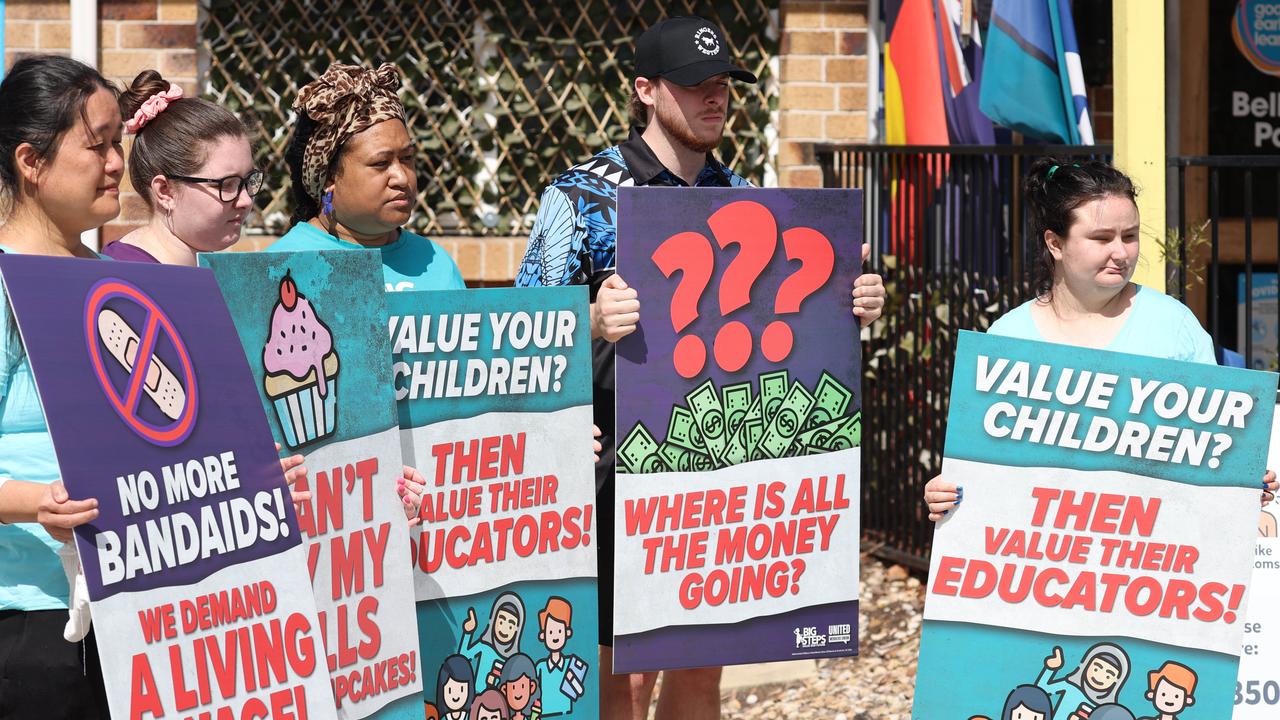 childcare-educators-strike-over-pay-and-conditions-gold-coast-bulletin