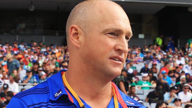 Knights Coach Nathan Brown during the Auckland Nines at Eden Park, Auckland, New Zealand. pic Mark Evans