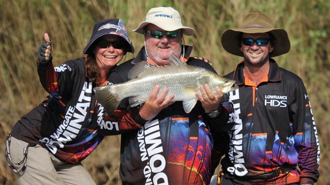 Britt Schneider, Mark Parkesy and Lenny Schneider of Team Koolabung took out the champion interstate team award. PICTURE: ReadItOnline.