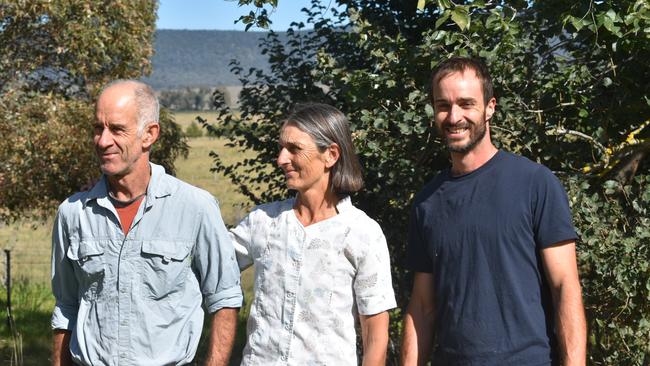 Sam, Claire and Sid Johnson run Boxgum Grazing, with cattle, sheep and free-range pigs on 1500 hectares near Young, in NSW, where they use a regenerative approach.