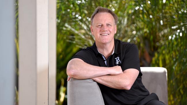 Port Adelaide chief executive Keith Thomas at home in Hazlewood Park. Picture: Naomi Jellicoe