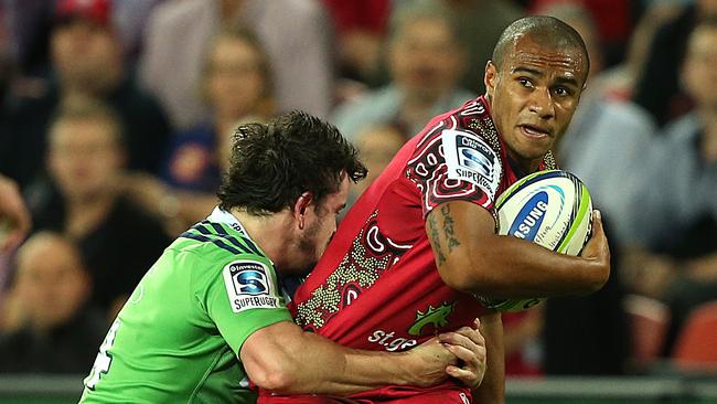 Qld Reds vs The Highlanders, at Suncorp Stadium.Will Genia. Pic Jono Searle