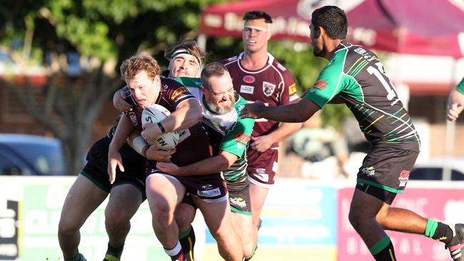 Rugby League Gold Coast A-Grade Round 2 - Burleigh Bears vs. Helensvale Hornets at Pizzey Park. Lochlyn Sheldon. 16 May 2021 Miami Picture by Richard Gosling
