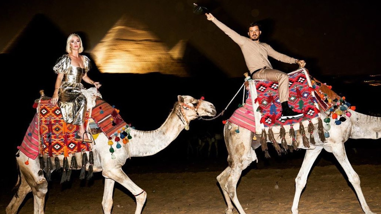 How does she manage to look so glam while riding a camel?