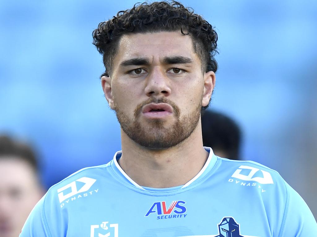 Jojo Fifita scored the first try. Picture: NRL Photos