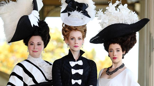 Costumes of My Fair Lady on display at Westfield Carindale