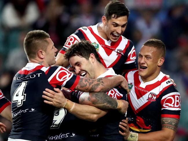 Roosters have emerged as the best-backed team to win the 2017 NRL premiership Picture: Gregg Porteous