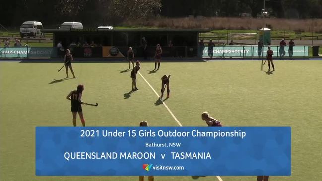 REPLAY: National U15's Girls Hockey Championships - QLD Maroons vs TAS