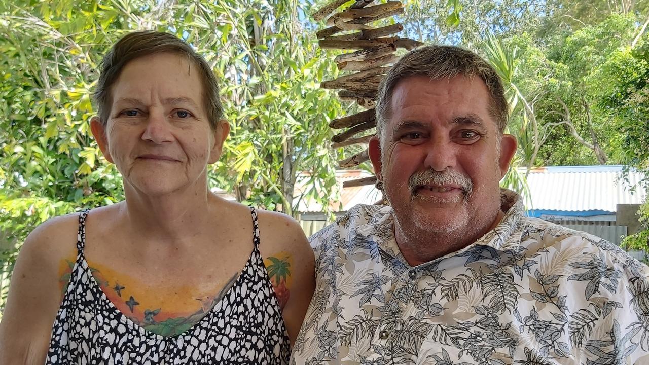 Westminster Lodge residents Elvira Bates and Garry Byatt are rebelling against what they call substandard living conditions at Westminster Lodge in Andergrove. Picture: Duncan Evans