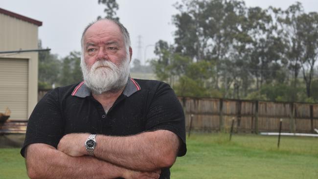 Ripley resident Paul Hurley is sick of the foul odours in his suburb coming from waste companies operating in Ipswich.