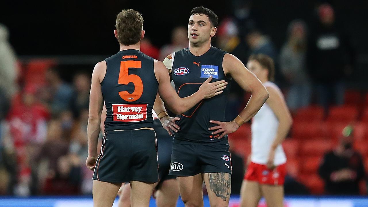 The Giants have been one of the sides hardest-hit by Covid restrictions and changes this year. (Photo by Jono Searle/AFL Photos/via Getty Images)