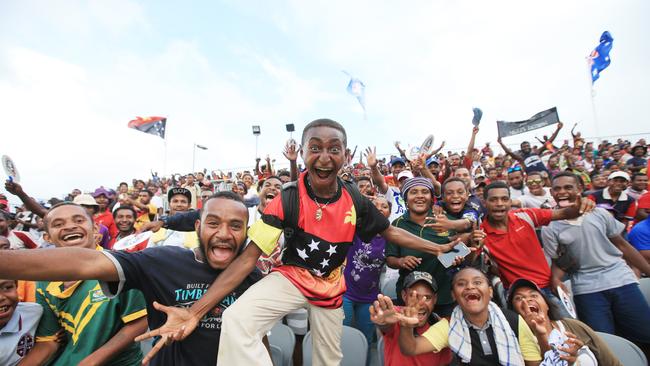 No matter who they sign, the PNG expansion team is assured of a raucous home crowd. Picture: Mark Evans