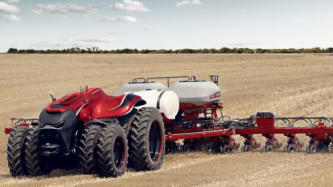 Rare sight: Case IH’s autonomous concept vehicle will be on show at AgQuip in Gunnedah, NSW, later this month.