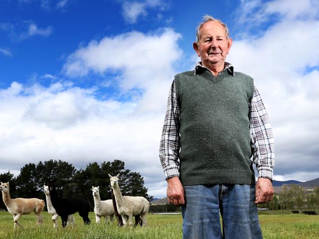 Vivian Bennett 86 who was part of the first Huon Show. At this years 70th Huon Show Vivian will be there again. Huon Show preview. Picture: NIKKI DAVIS-JONES