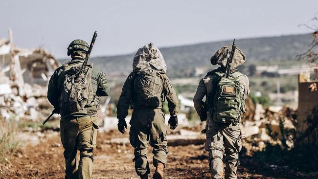 Troops of the 11th Brigade operating in western Lebanon. Under the terms of the November 27 ceasefire between Israel and Hezbollah, the Lebanese army is deploying in the south of the coutnry as Israeli troops withdraw gradually within 60 days. Picture: AFP