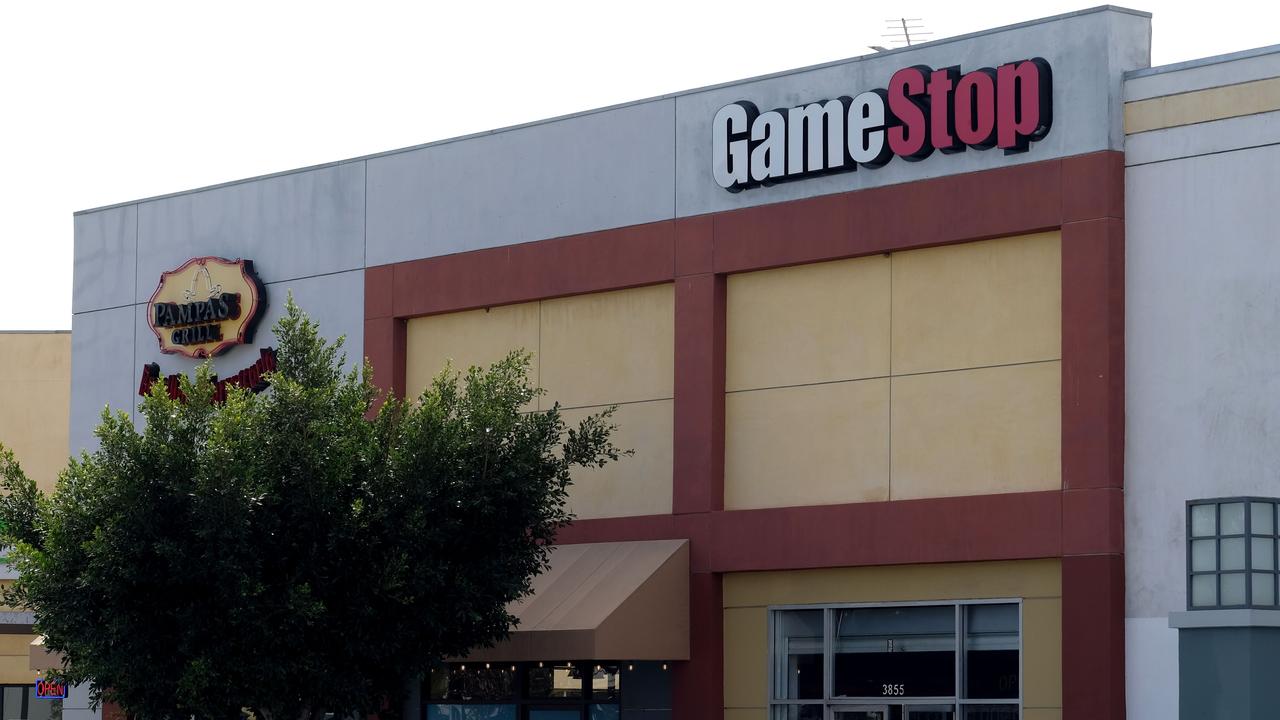 GameStop is a retail store in the US that was struggling through the pandemic. Picture: Chris Delmas/AFP