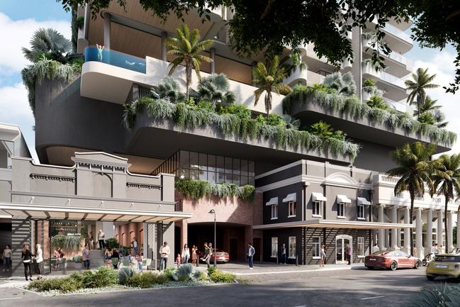 An artist’s impression of the Cairns Post building development on Abbott Street in the city's CBD. Picture: Supplied