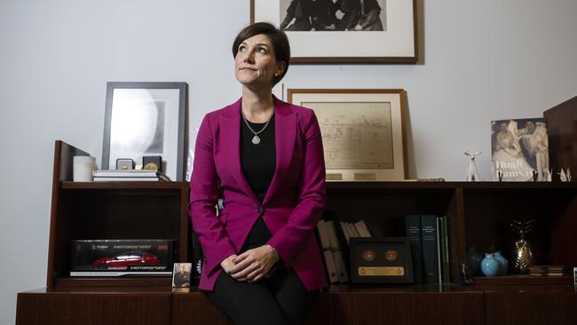 Retiring Liberal MP Nicolle Flint in her office in Parliament House, Canberra. Picture: NCA NewsWire / Gary Ramage