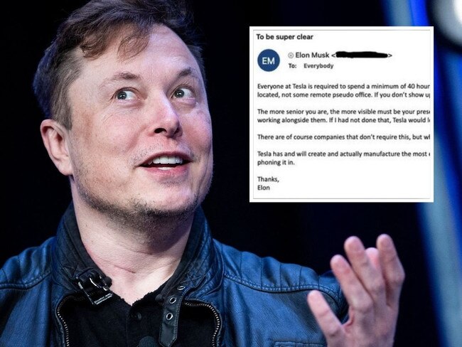 Musk doubles down in email to Tesla staff