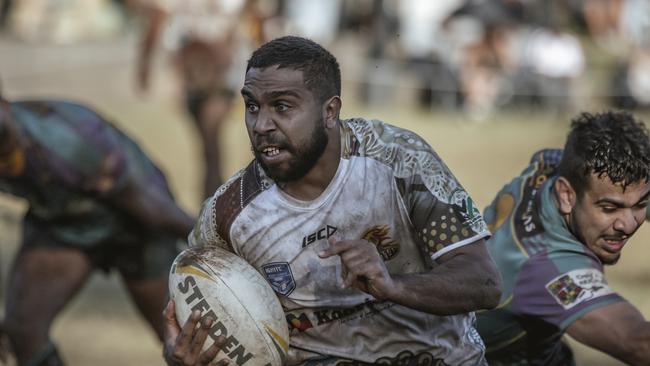 Walter Kelly playing for the Northern United Dirawongs against the Evans Head Bombers in the Northern Rivers Regional Rugby League competition. Pic: Northern United RLFC.