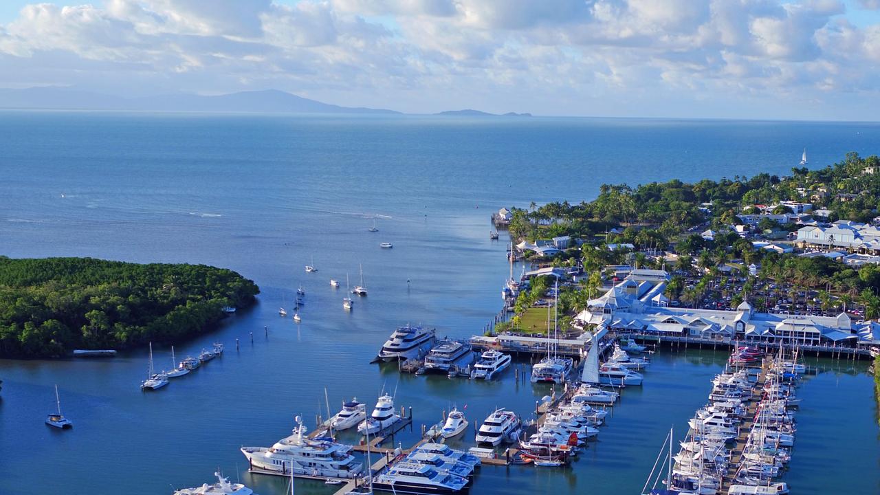 Syrian hotelier Ghassan Aboud had a $250m plan to redevelop the Port Douglas marina but announced on March 18 he was putting the asset on the market. Picture: Supplied