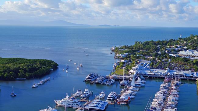 Syrian hotelier Ghassan Aboud had a $250m plan to redevelop the Port Douglas marina but announced on March 18 he was putting the asset on the market. Picture: Supplied