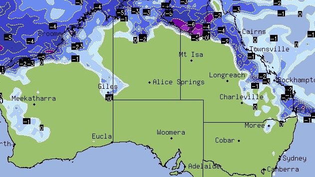 Heavy rainfall is battering parts of Queensland. Picture: Supplied