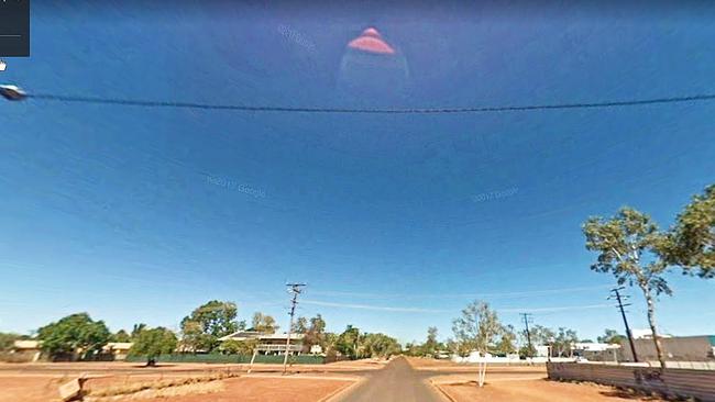 Tennant Creek UFO on Google Earth. Picture: Google Earth