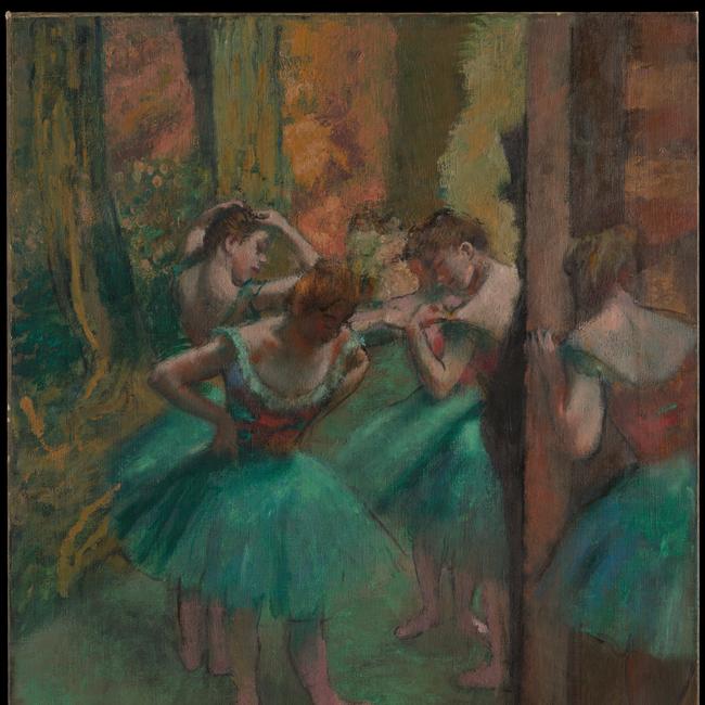 Detail: Edgar Degas, Dancers, Pink and Green ca. 1890. The Metropolitan Museum of Art, New York