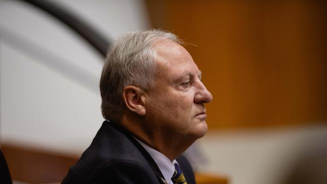 Local Government Minister Steve Edgington in parliament. Picture: Pema Tamang Pakhrin