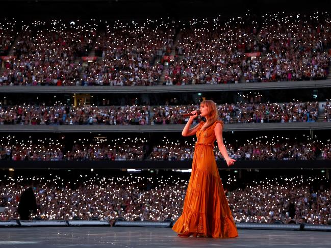 Swift performed to a record 96,000 people at the MCG for three nights. Picture: Graham Denholm/TAS24/Getty Images for TAS Rights Management