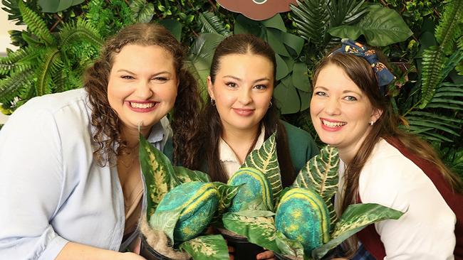 Little Shop of Horrors is on at the Empire Theatre from October 24-26. Picture: Lydia Cunnington, Anna Roche-Kelly, Tara Gillespie