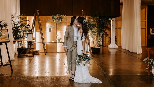 Frankie and Amanda's wedding at Lightspace. Pictures: Nicola Lemmon Photography