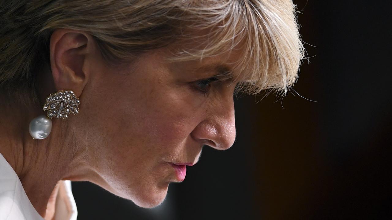 Former Australian Foreign Minister Julie Bishop. Picture: AAP