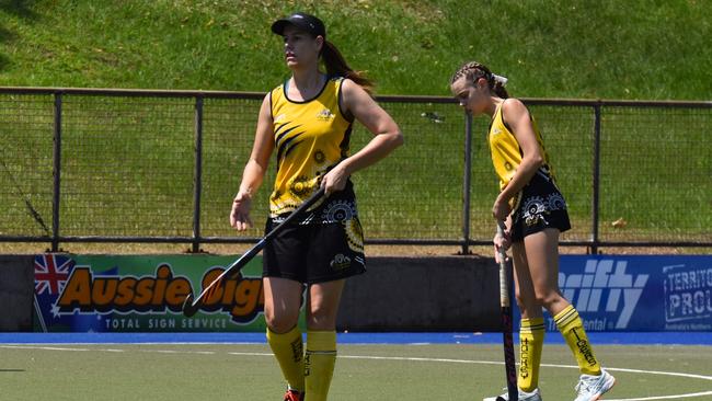 Photos from Darwin B-grade hockey grand final day. Picture: Darcy Jennings.