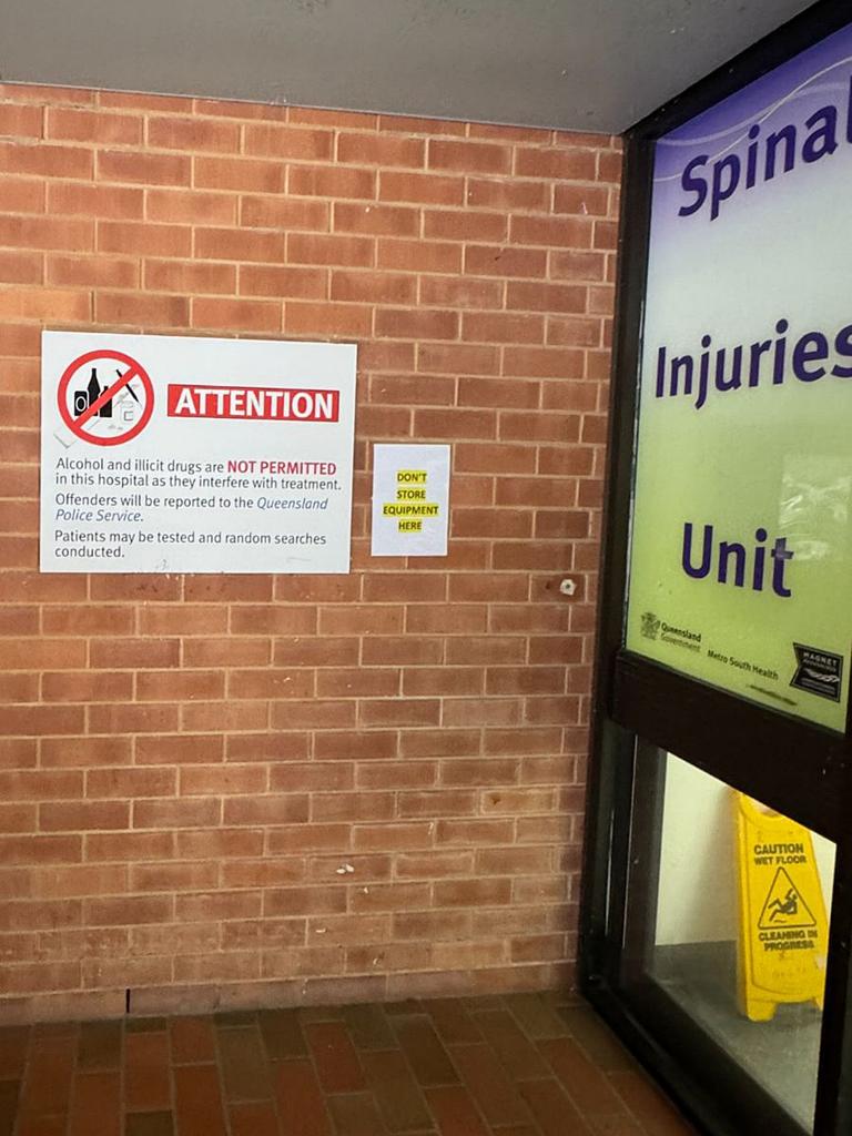 The entrance to the Spinal Injuries Unit at Princess Alexandra Hospital. Photo: Supplied.