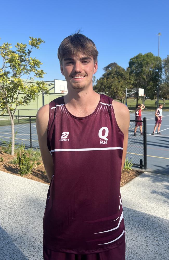 QRSS School Sport Netball under-19 boys. Pictured: Jed Cavanagh