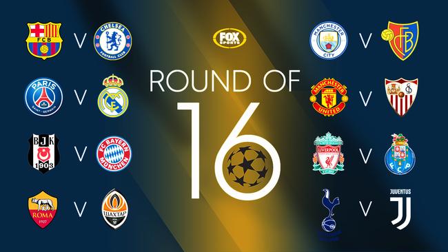 Ucl round of 16 draw