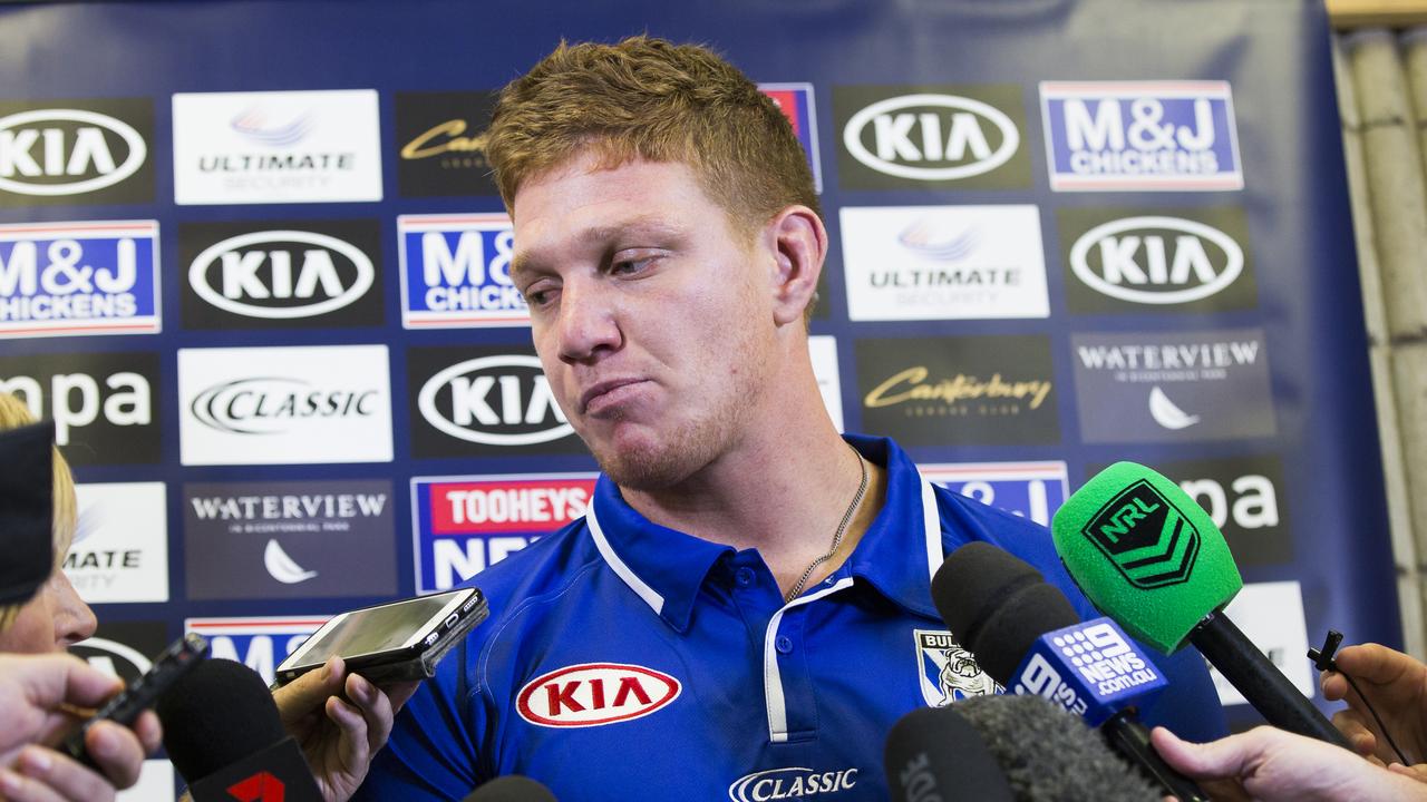 Canterbury Bulldogs prop Dylan Napa speaking for the first time since the release of his infamous videos. Picture: Dylan Robinson