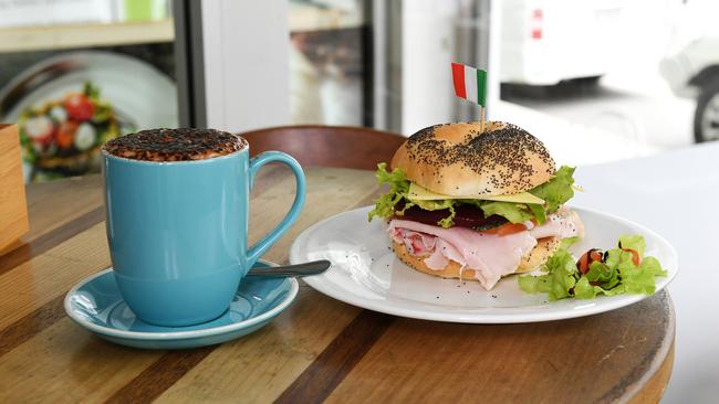 Papa Christo's Deli/Cafe on Stokes Street. Picture: Shae Beplate.