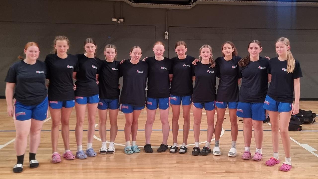 The Toowoomba Mountaineers under-16 girls squad.