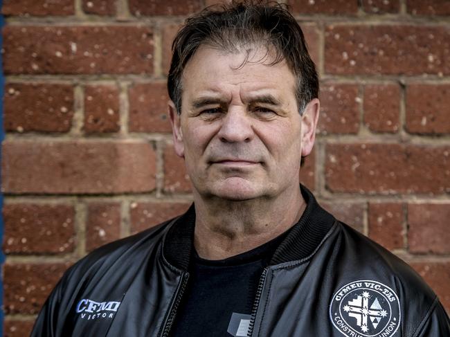 CFMEU leader John Setka. Picture: Roy VanDerVegt