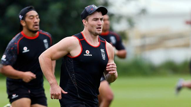 Kieran Foran at Warriors training. Copyright Image: William Booth / www.photosport.nz