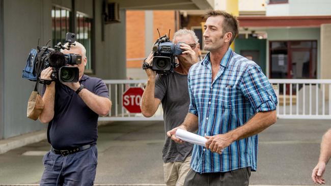 Aaron David Marriage outside court. Picture: Jerad Williams