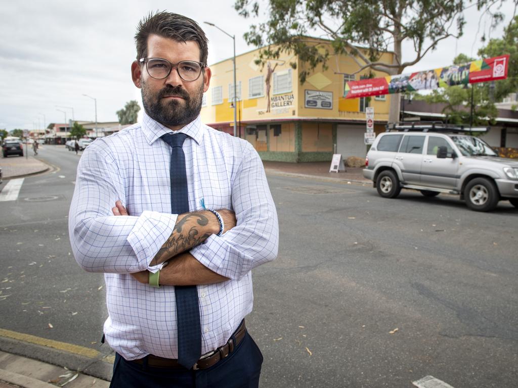 Alice Springs Town Council Mayor Matt Paterson has previously said playing community football in Alice Springs was leading to poor education outcomes for children in remote communities. Picture Mark Brakee.