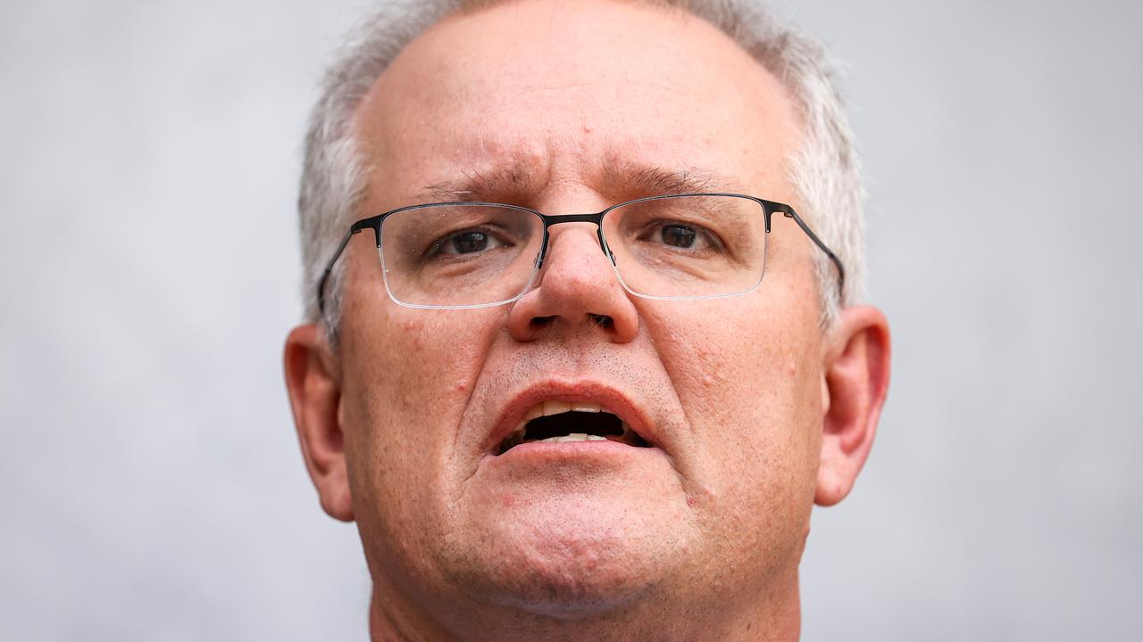 Prime Minister Scott Morrison said the contusing Victorian lockdowns were ‘crushing news’. Picture: David Gray/Getty Images