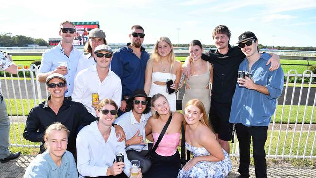 The Preston crew at Coast to Coast Raceday, Corbould Park. Picture: Patrick Woods.